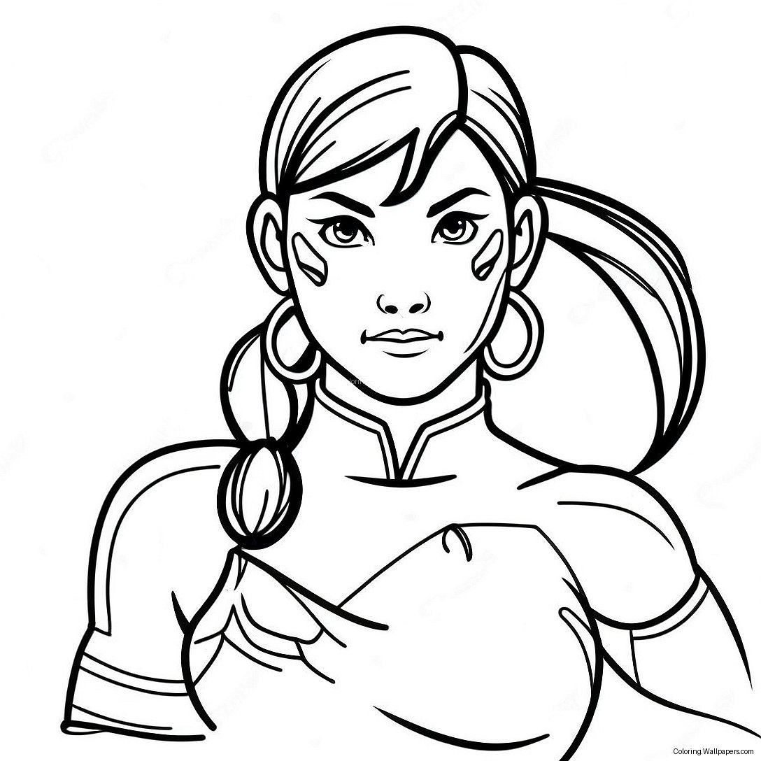 Korra Coloring Page 24016