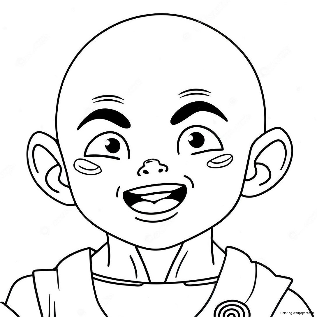 Krillin Coloring Page 46935