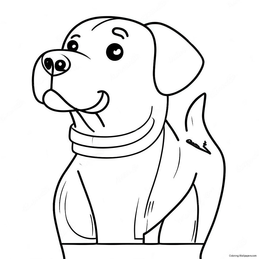 Labrador Coloring Page 5033