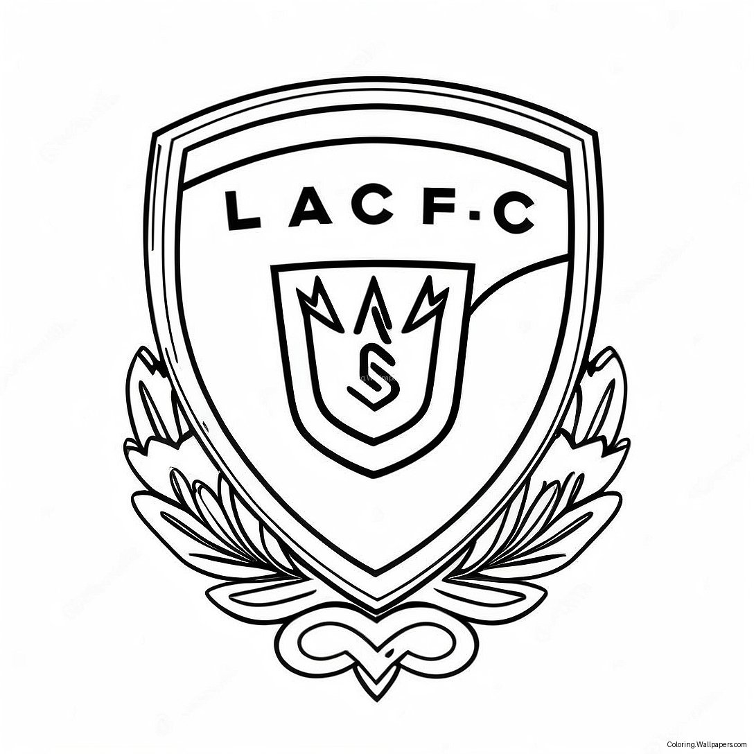 Lafc Logosu Boyama Sayfası 37544