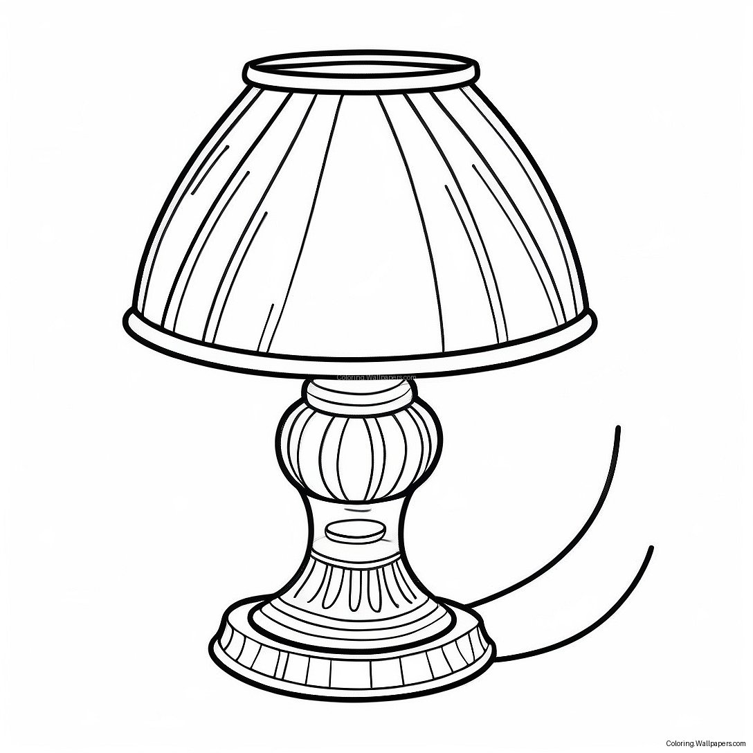 Lamp Coloring Page 36914