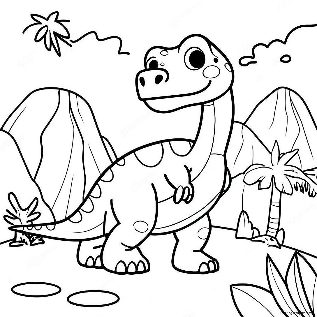 Land Before Time Coloring Page 6803