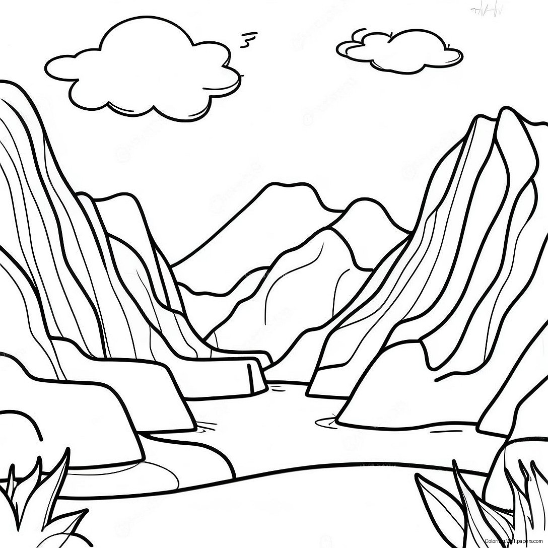 Landform Coloring Page 48690