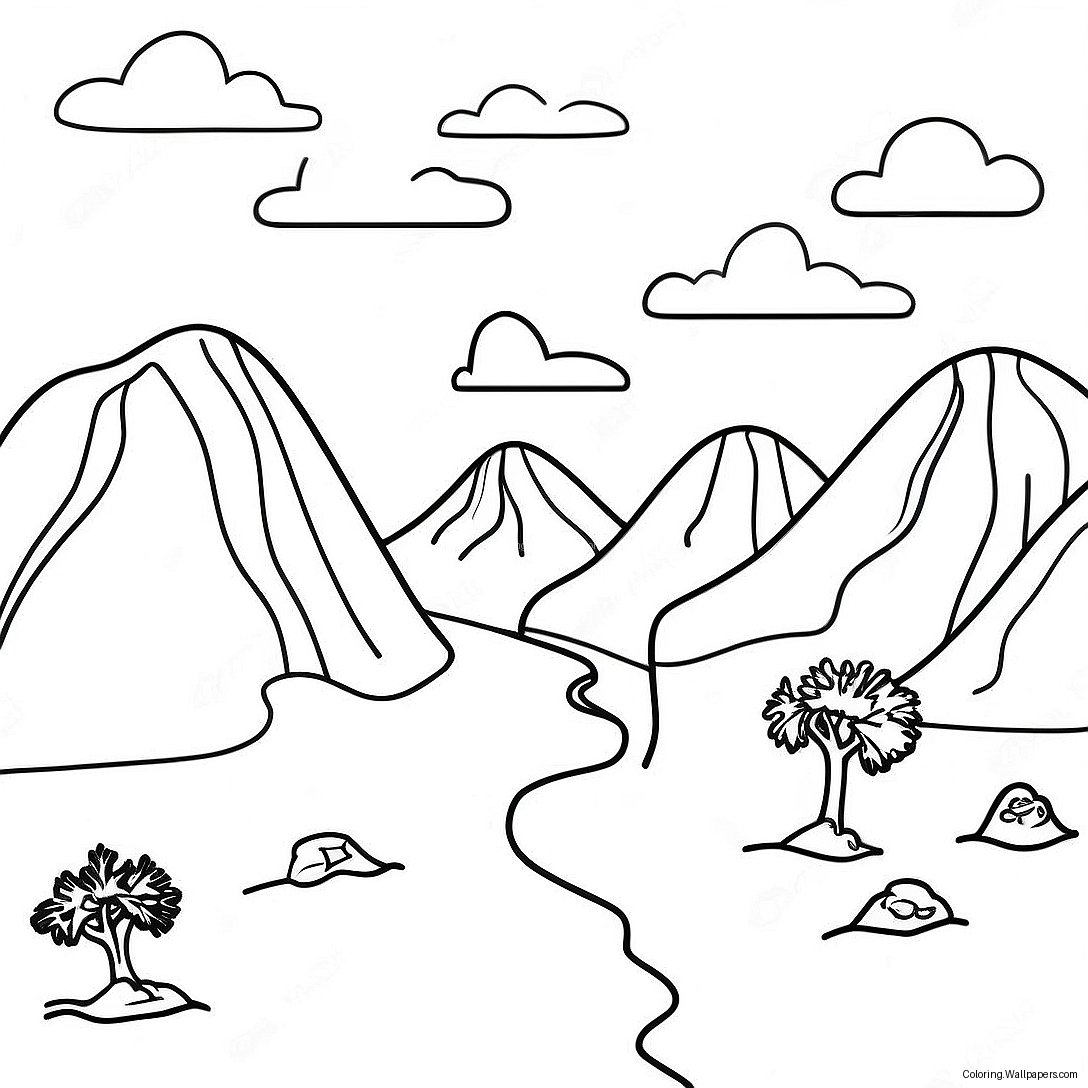 Landform Coloring Page 48691