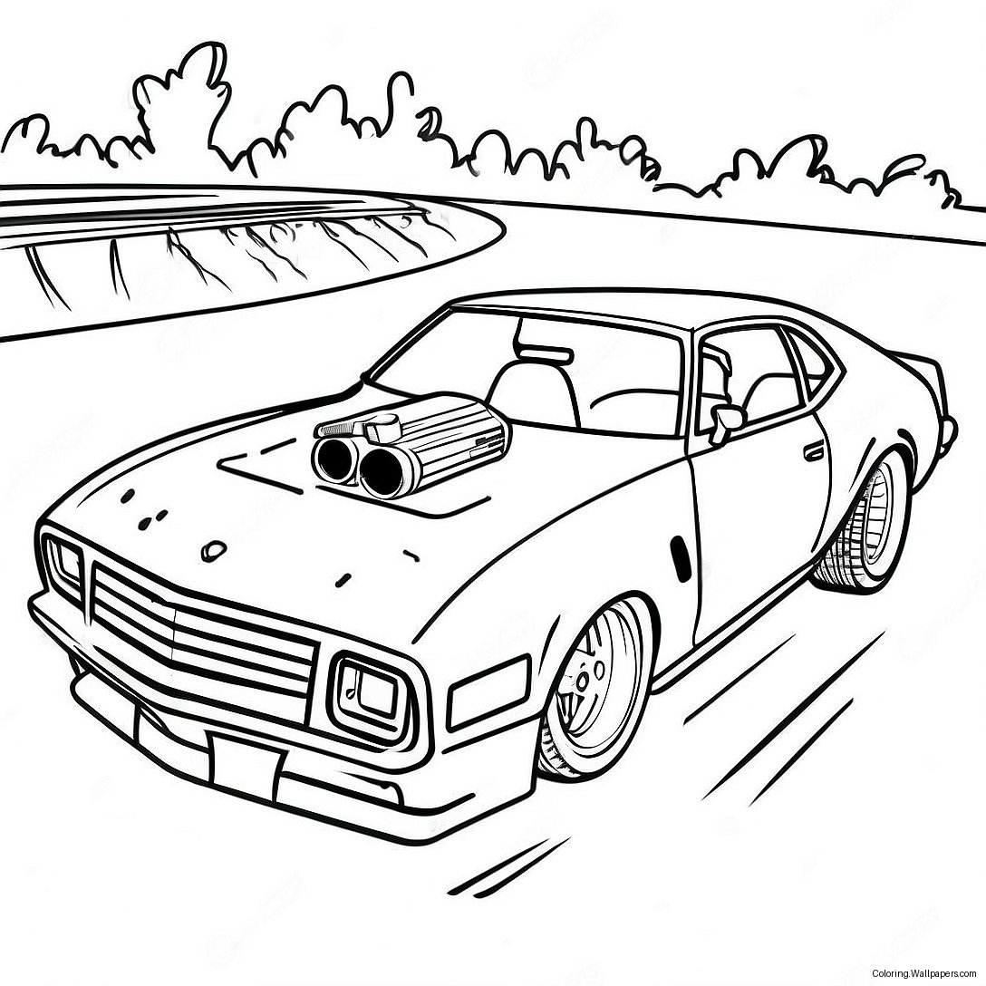 Late Model Dirt Car Coloring Page 46034