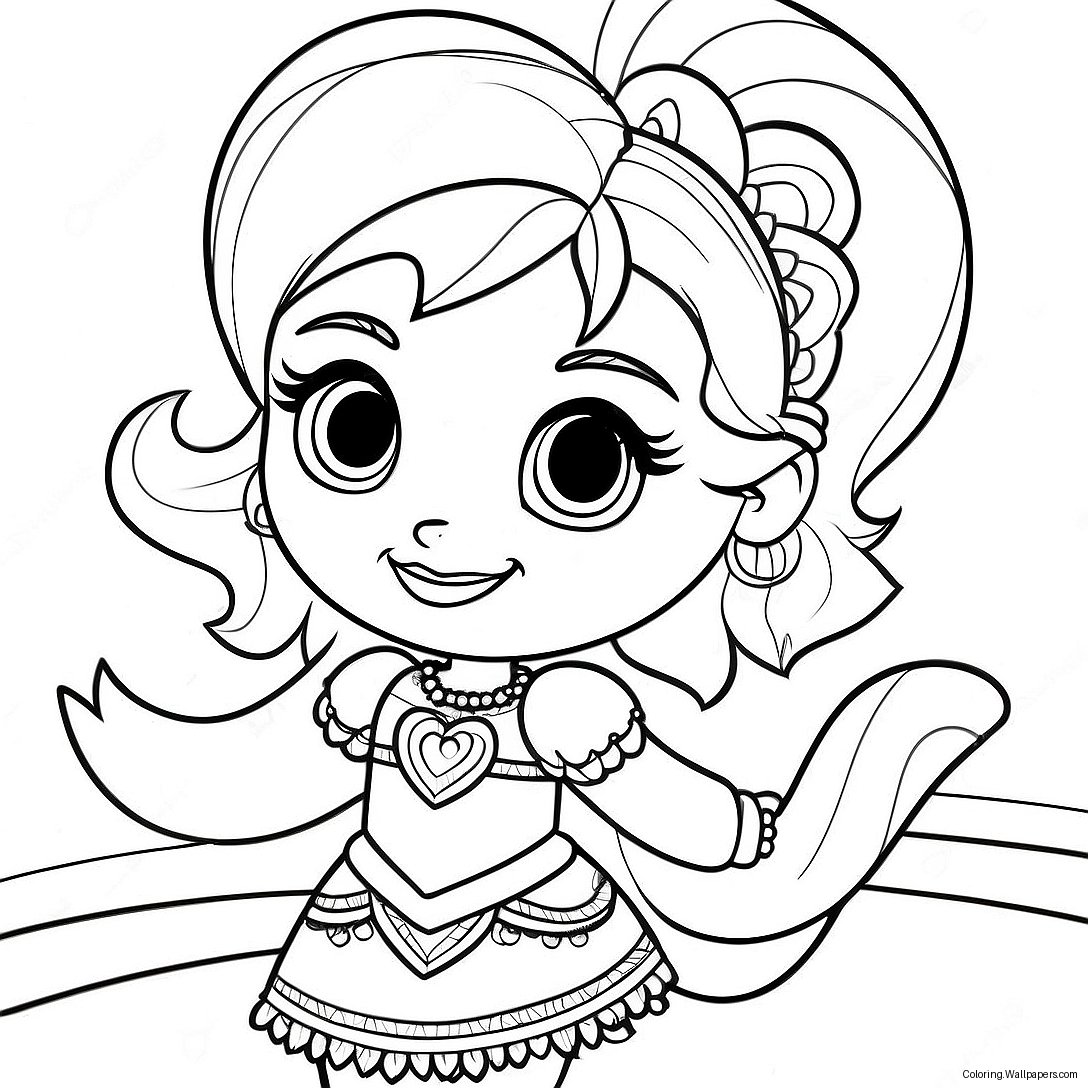 Página Para Colorir Da Leah Shimmer E Shine 53109