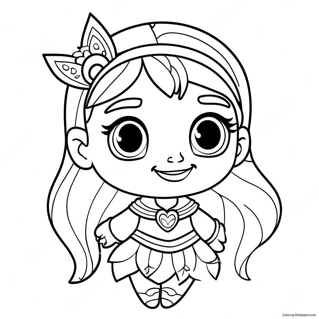 Página Para Colorir Da Leah Shimmer E Shine 53112