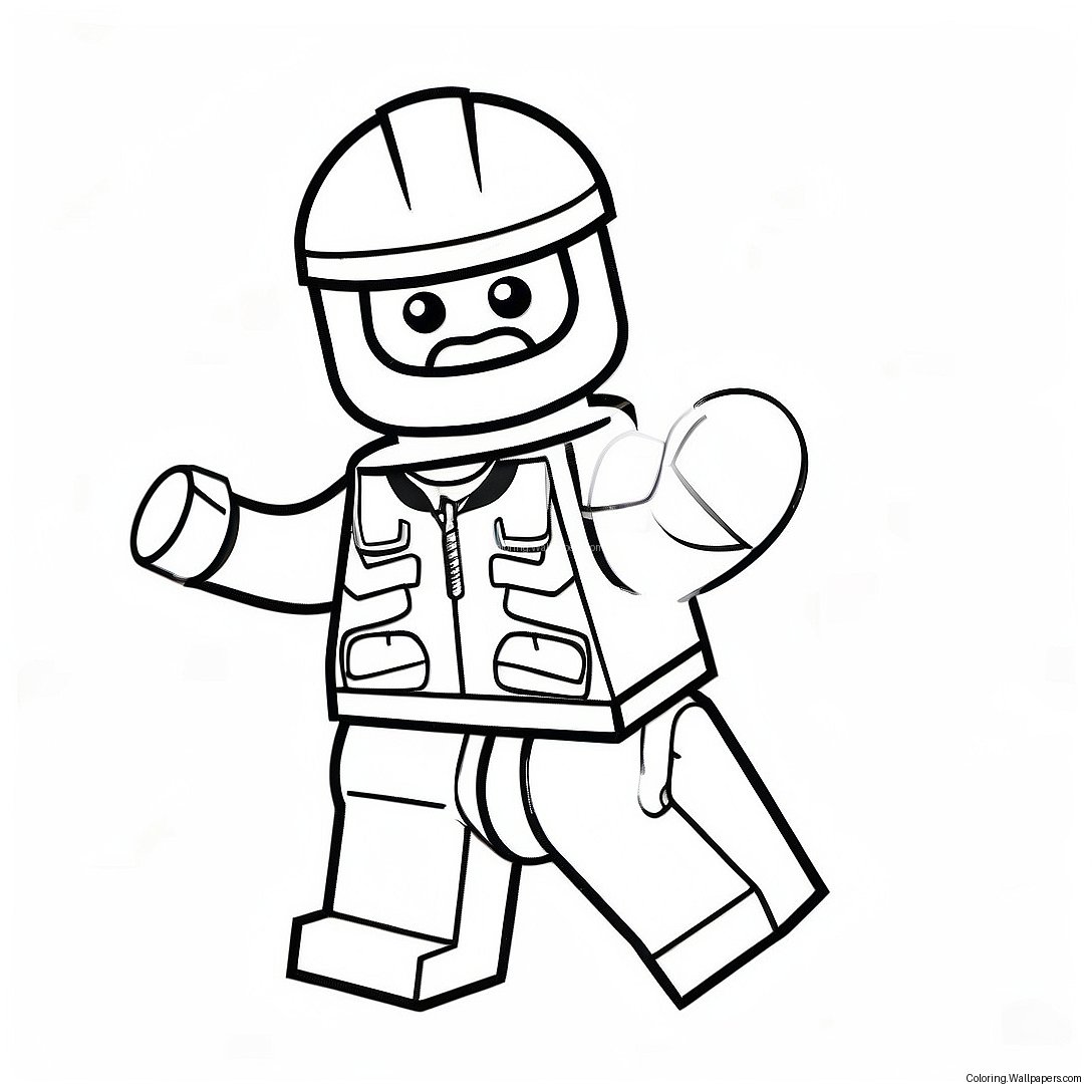 Lego Fortnite Karaktär Målarbild 10225