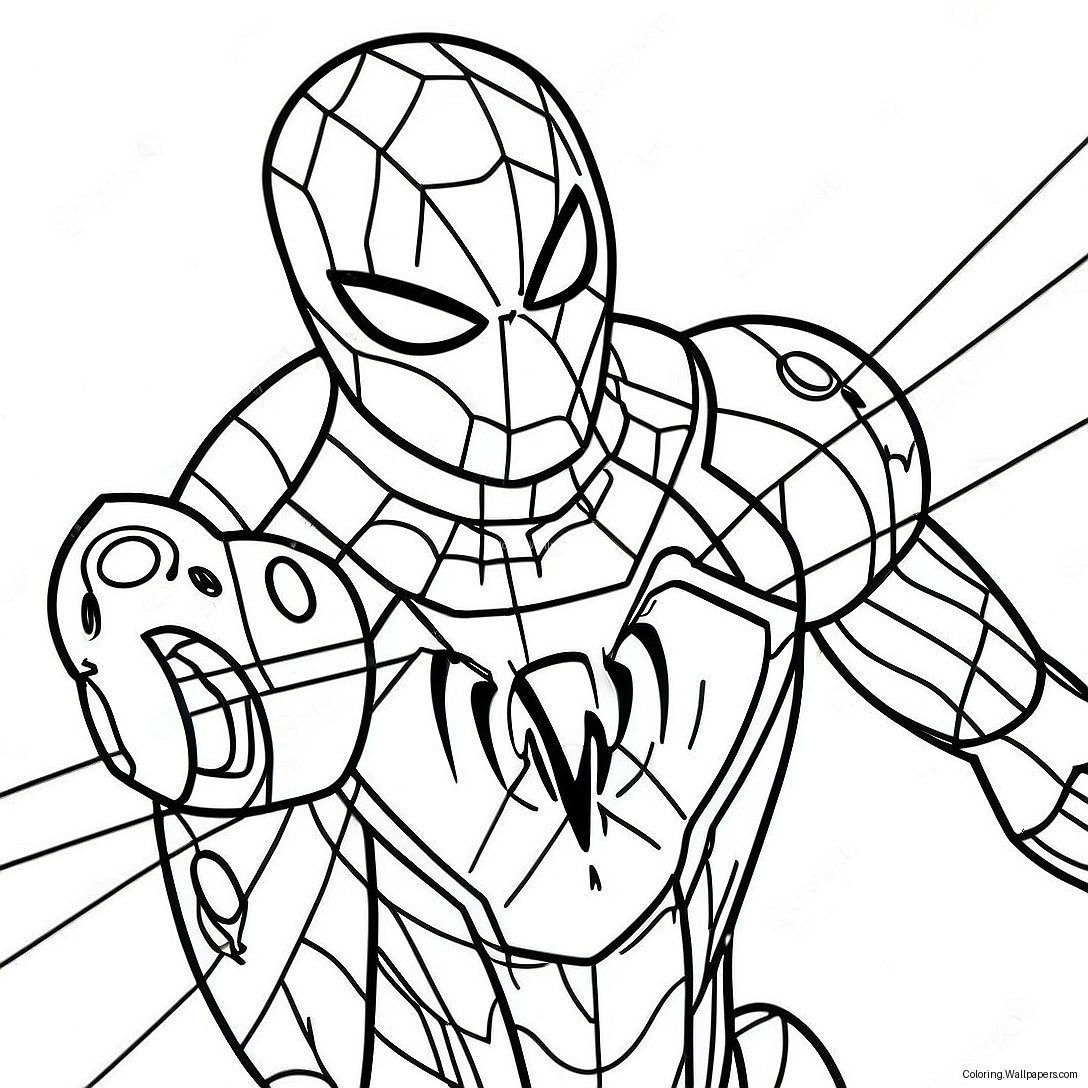 Página Para Colorir Do Homem-Aranha De Lego 46309