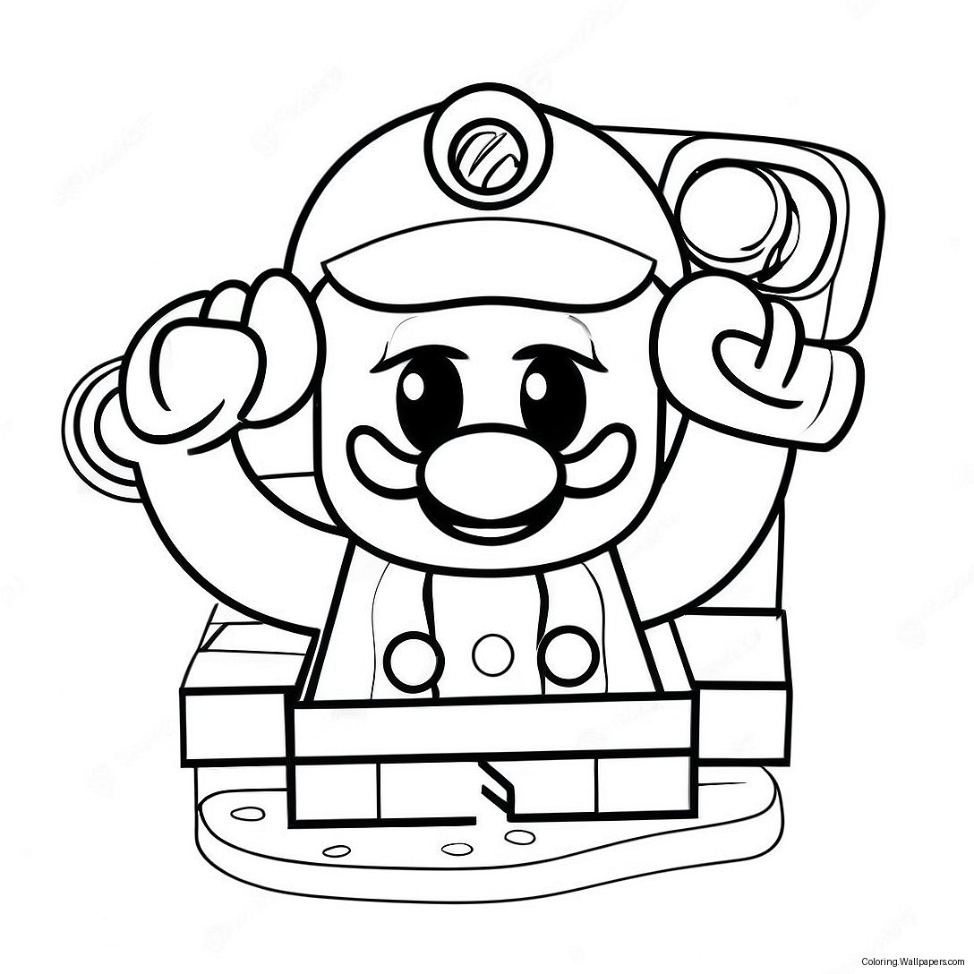 Lego Mario Boyama Sayfası 9165