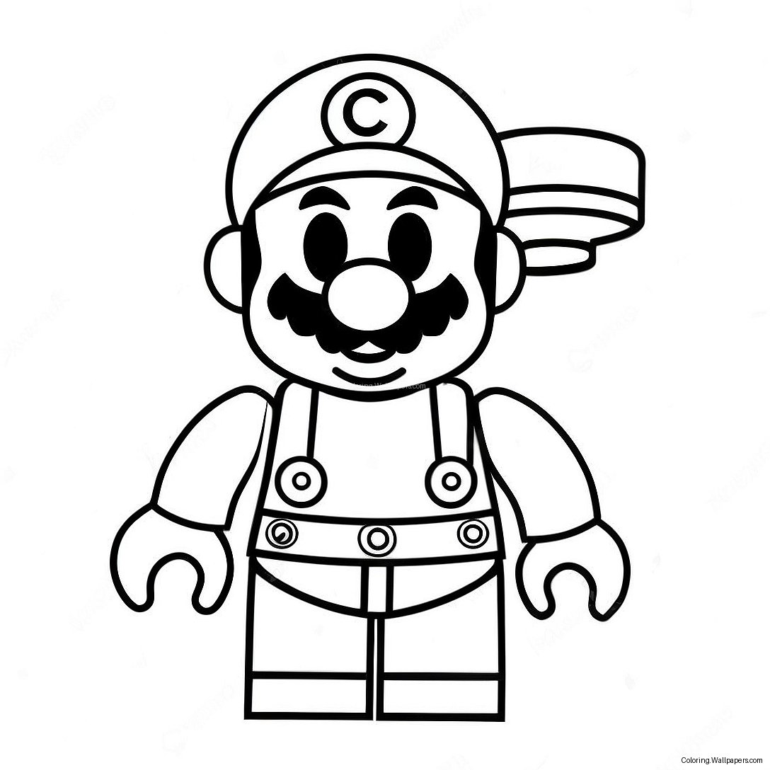 Lego Mario Boyama Sayfası 9166