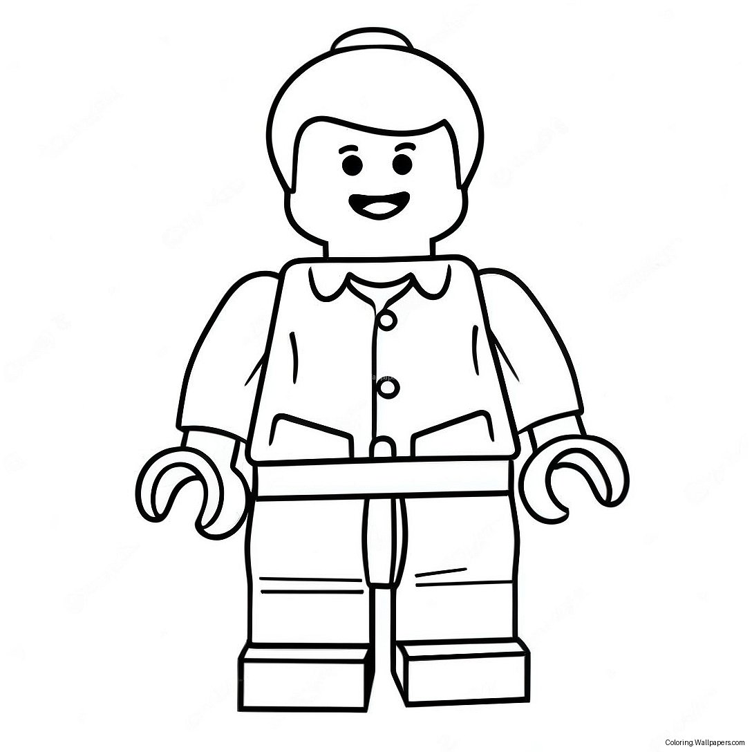 Lego Minifigur Fargeleggingsark 36262