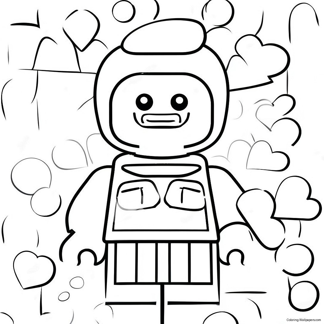 Lego Person Coloring Page 37785