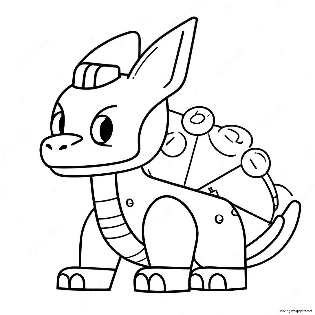 หน้าระบายสี Lego Pokemon 43493