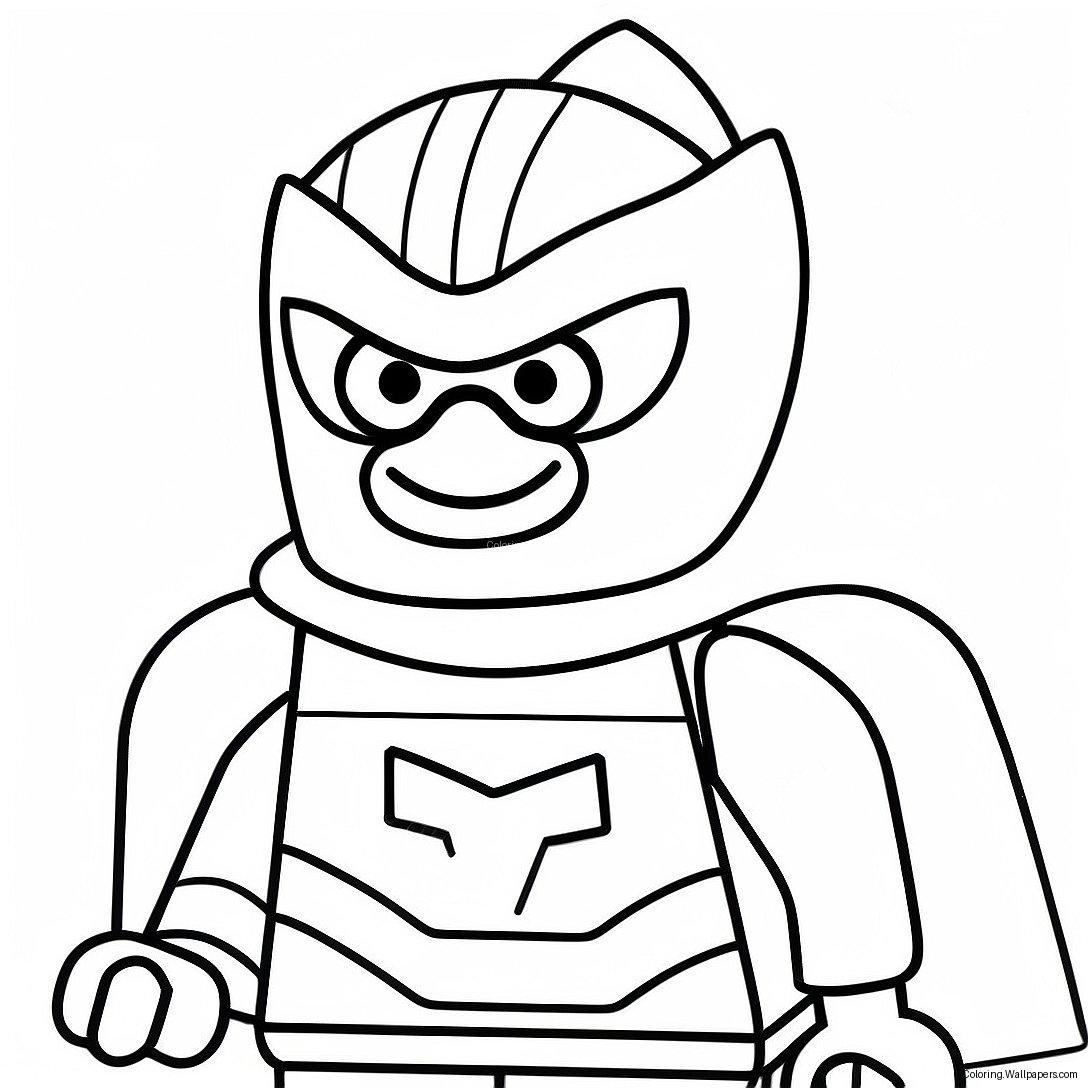 Lego Robin Coloring Page 37660