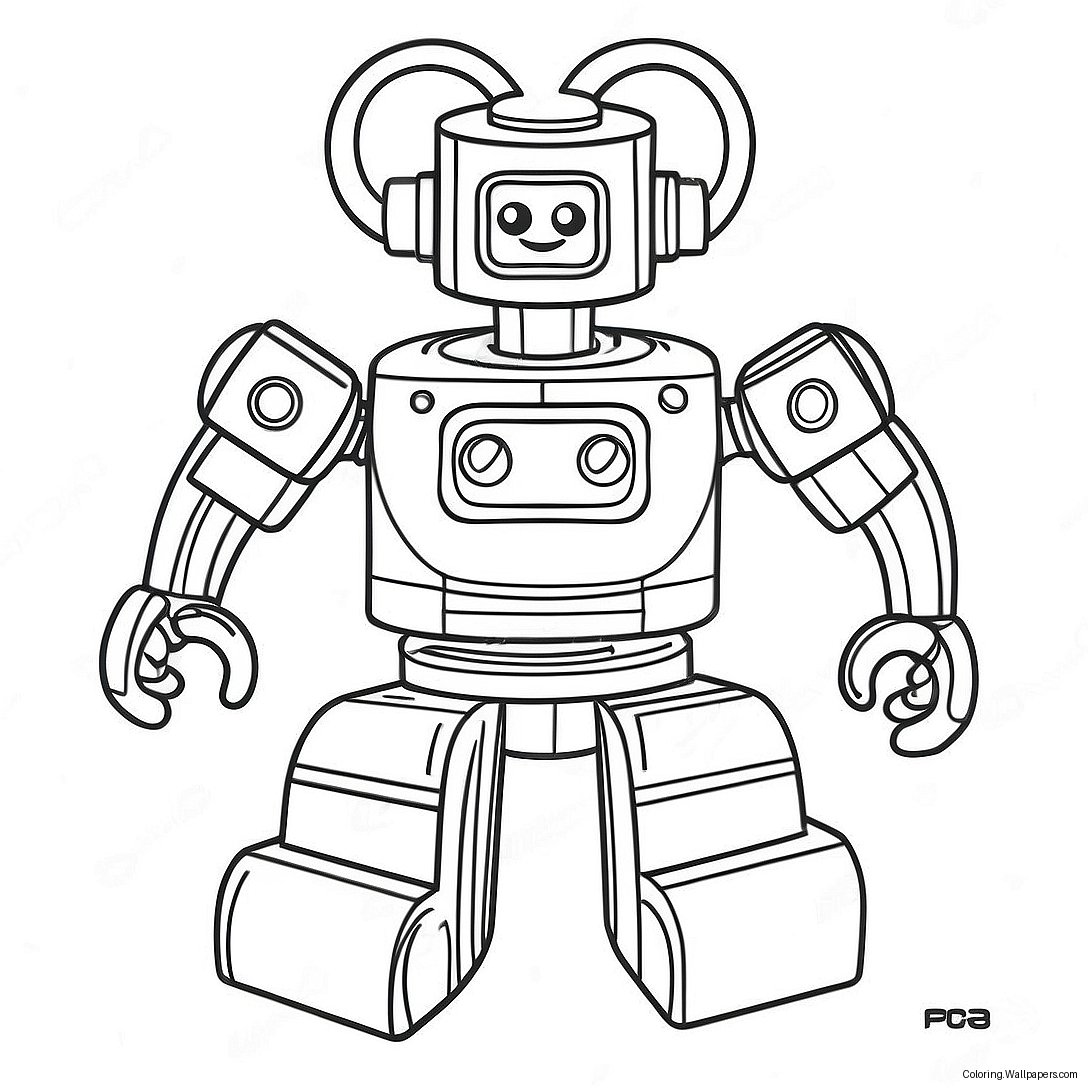 صفحة تلوين روبوت ليغو 28856