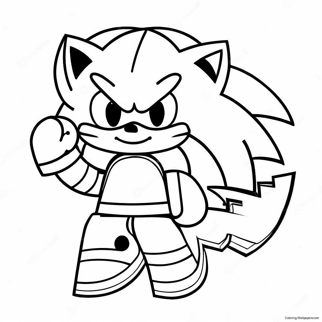 Page À Colorier Lego Sonic 28116