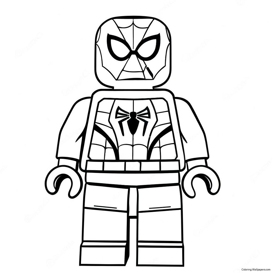 Lego Spiderman Coloring Page 1893