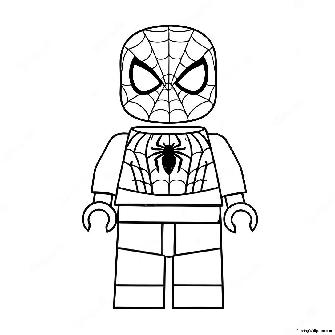 Lego Spiderman Coloring Page 1896