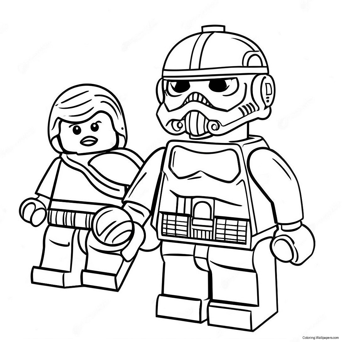 Page À Colorier De Lego Star Wars 512