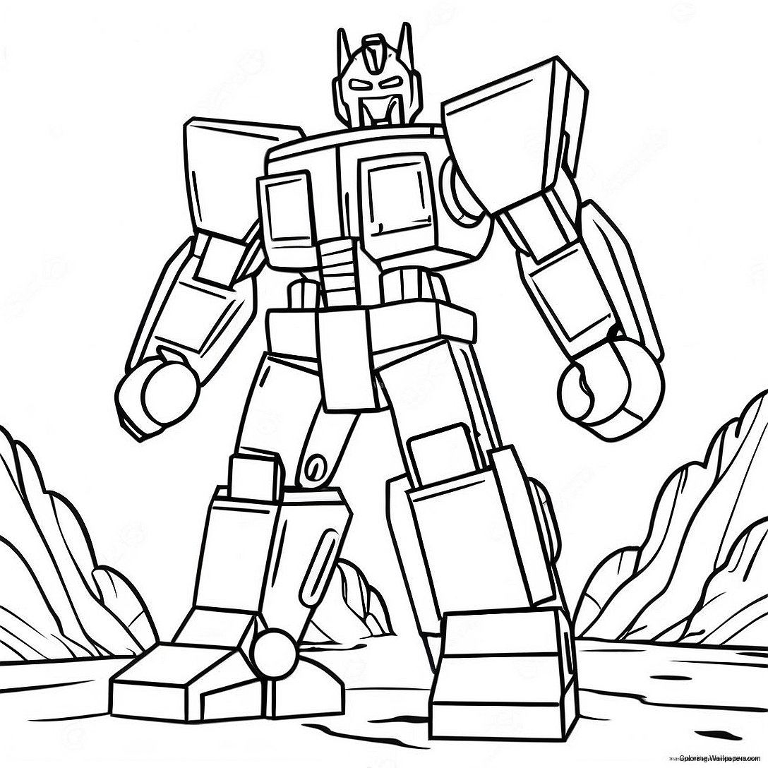 Lego Transformer Coloring Page 42729