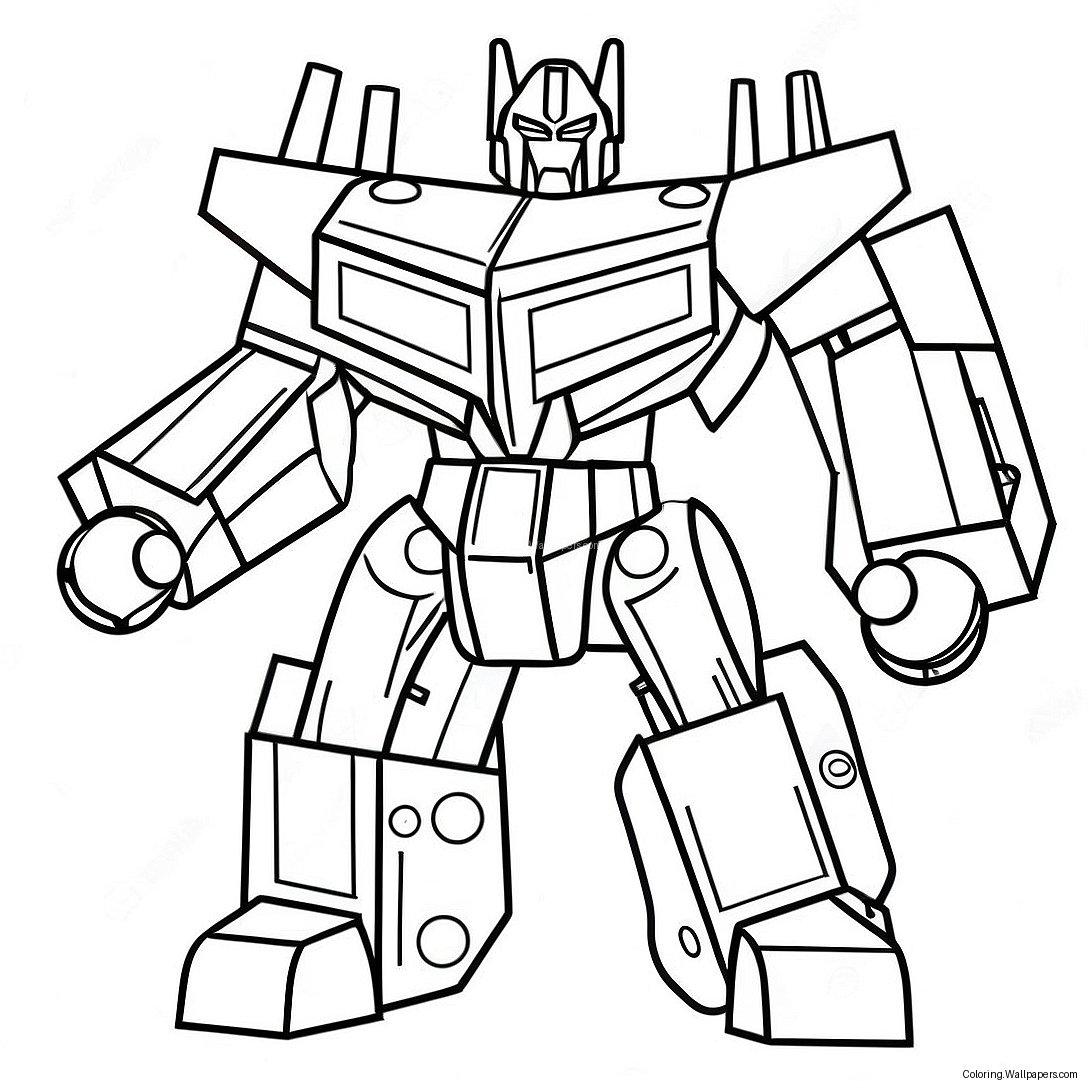 Lego Transformer Coloring Page 42730