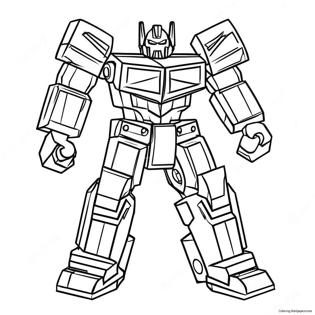 Lego Transformer Coloring Page 42732