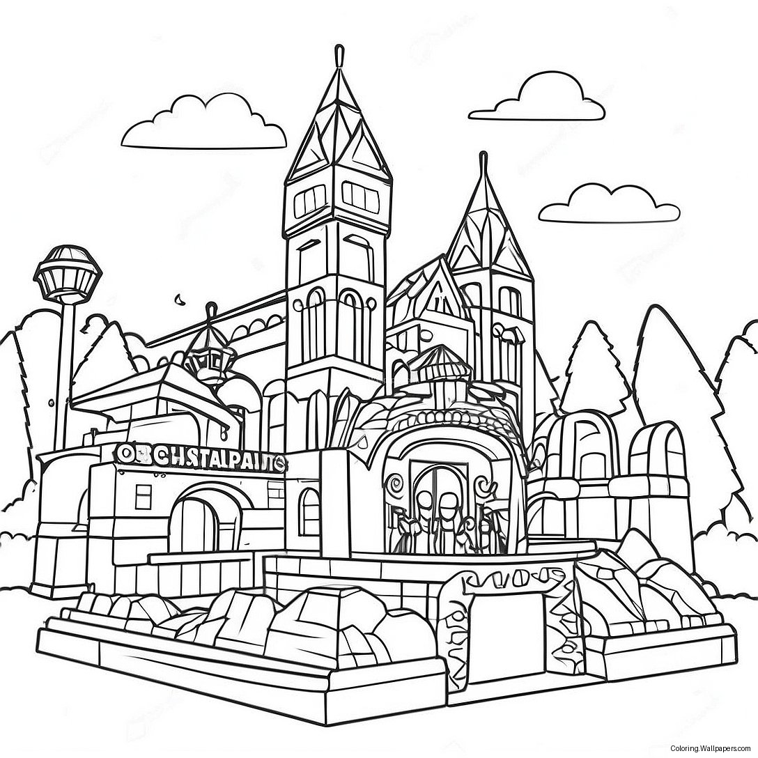 Legoland Coloring Page 14337