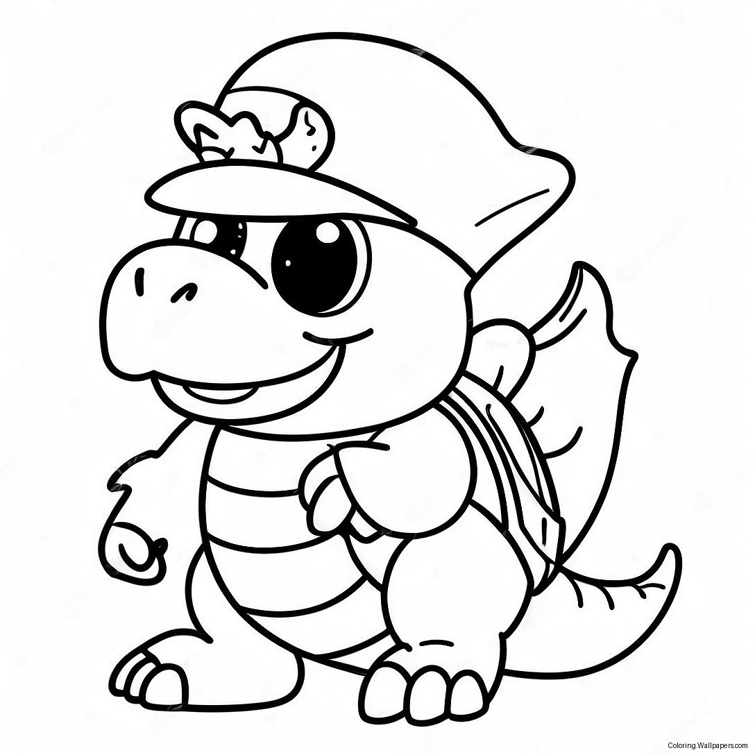 Lemmy Koopa Kleurplaat 23849