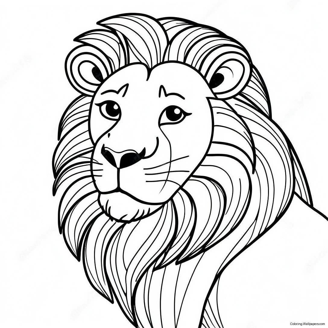 Leo The Lion Coloring Page 7215