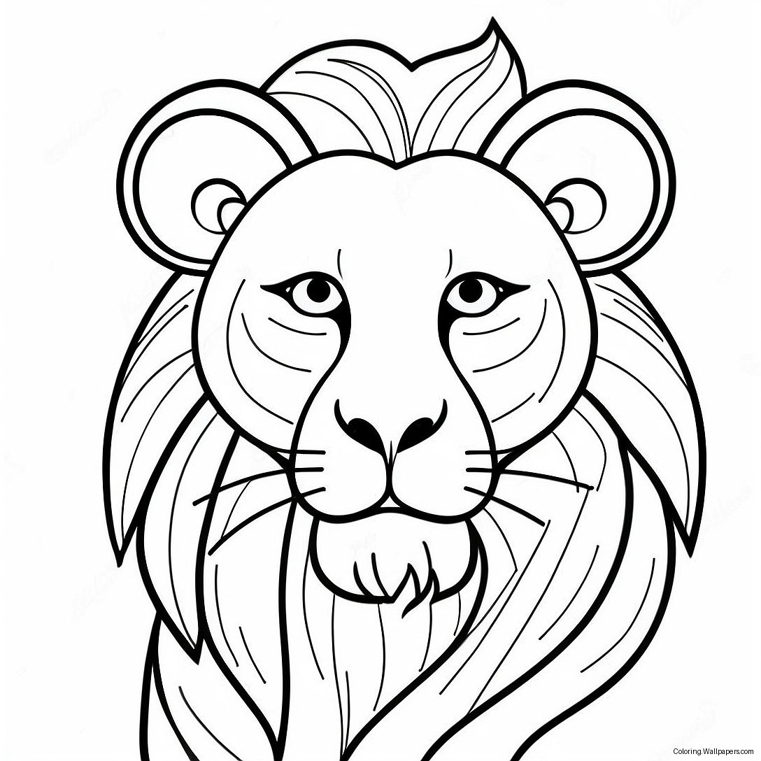 Leo The Lion Coloring Page 7216