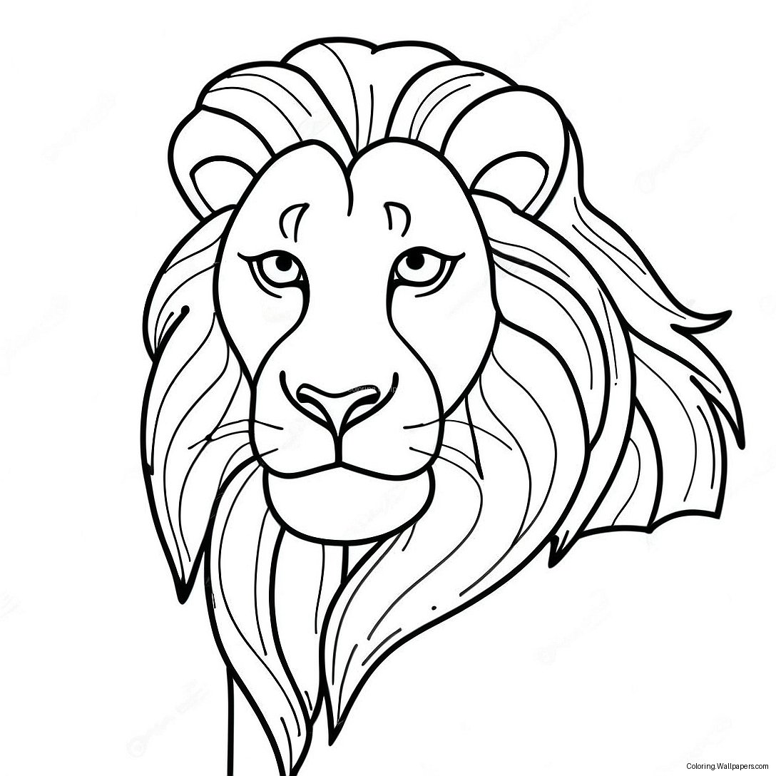 Leon The Lion Coloring Page 39657