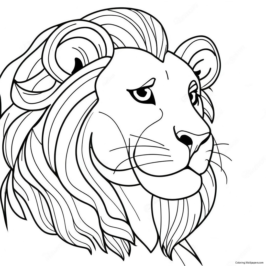 Leon The Lion Coloring Page 39658