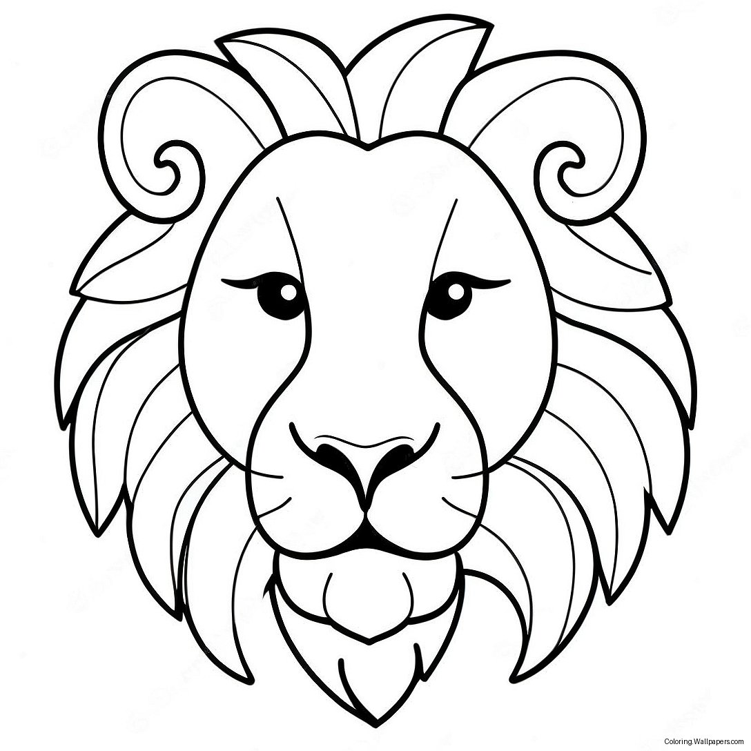 Leon The Lion Coloring Page 39659