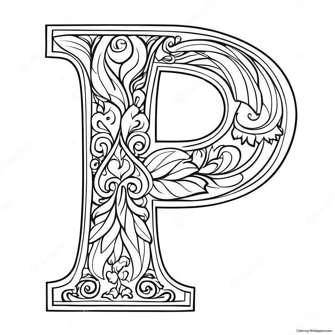 Letter F Coloring Page 18524