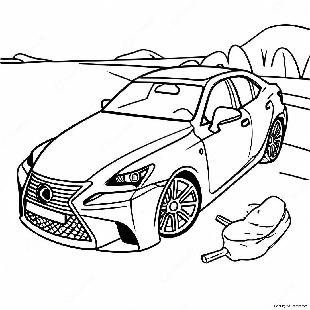 Lexus Coloring Page 30978