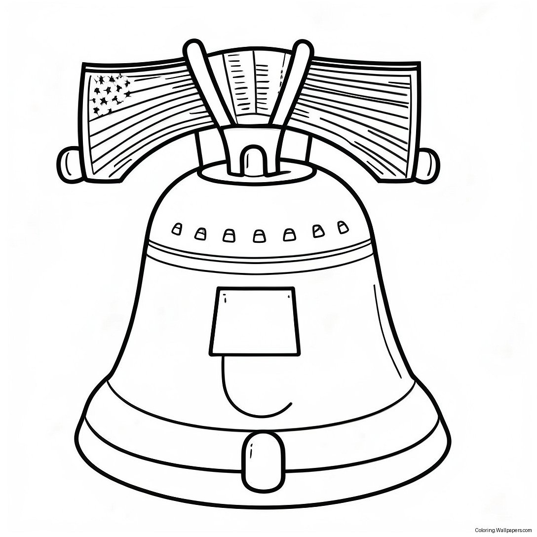 Liberty Bell Coloring Page 52100