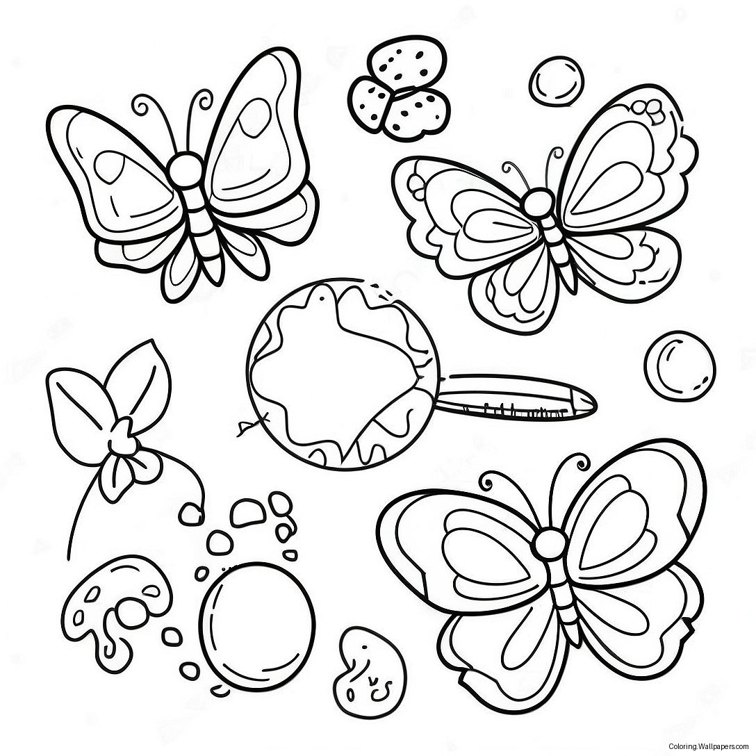 Life Cycle Of A Butterfly Coloring Page 19324