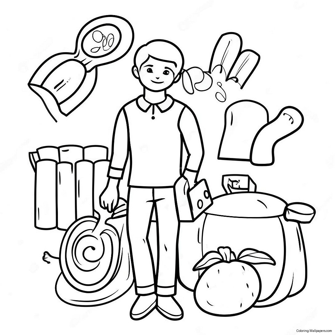 Life Skills Coloring Page 47807