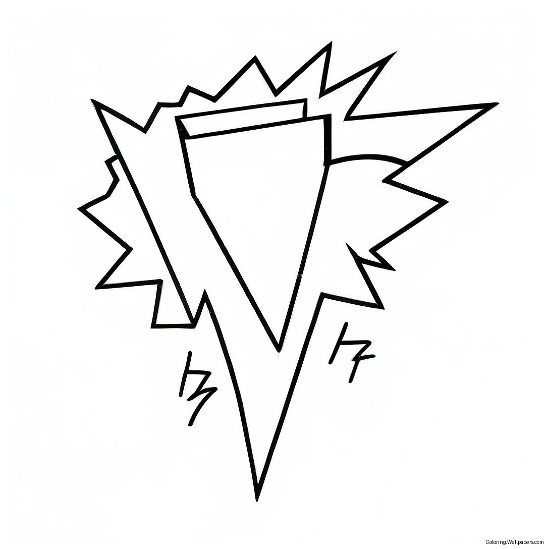 Lightning Bolt Coloring Page 17271