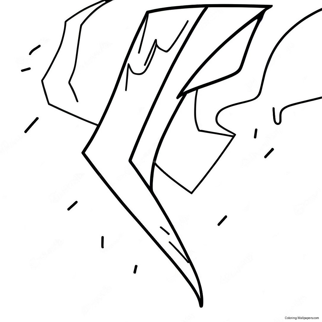 Lightning Bolt Coloring Page 29922