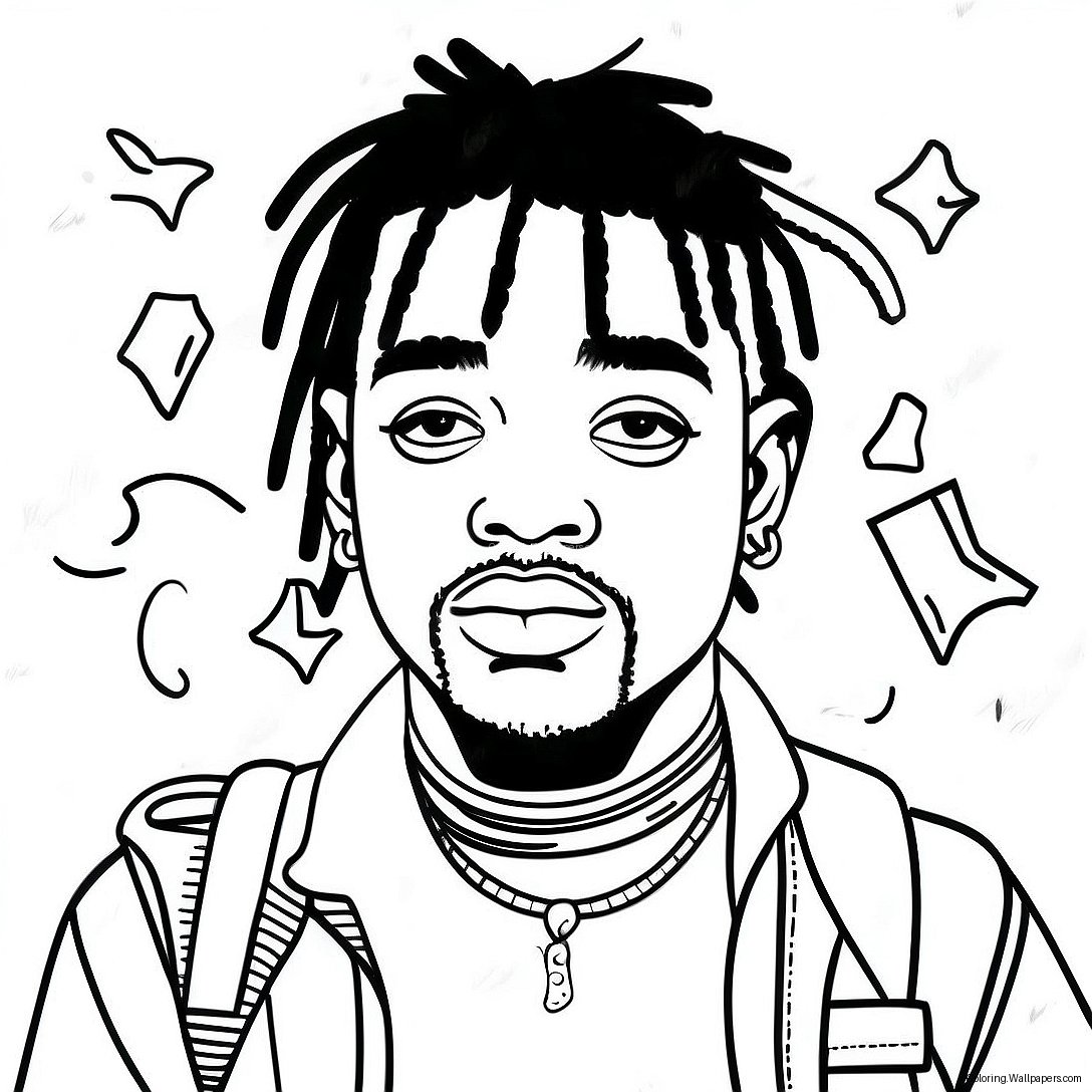 Página Para Colorir Lil Uzi Vert 48913