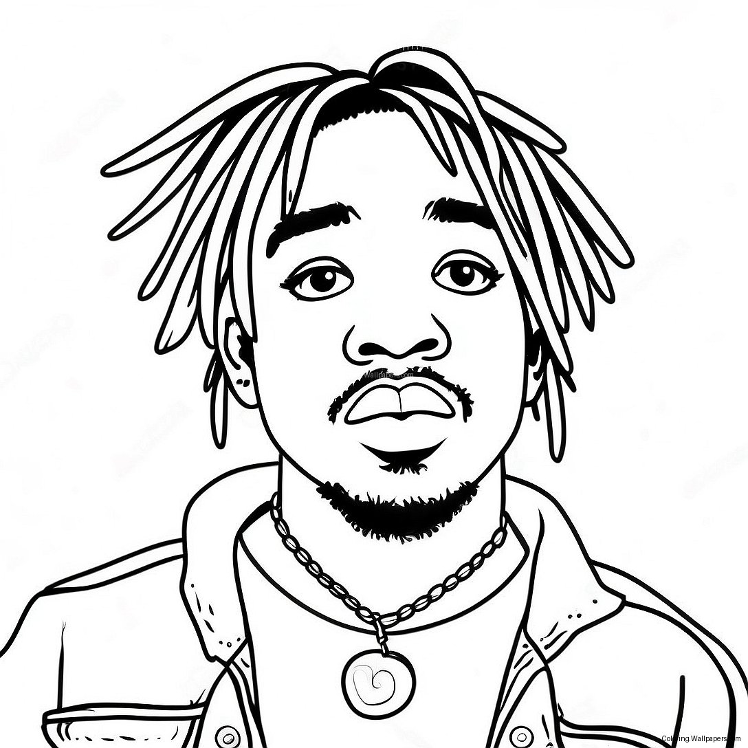 Página Para Colorir Lil Uzi Vert 48914