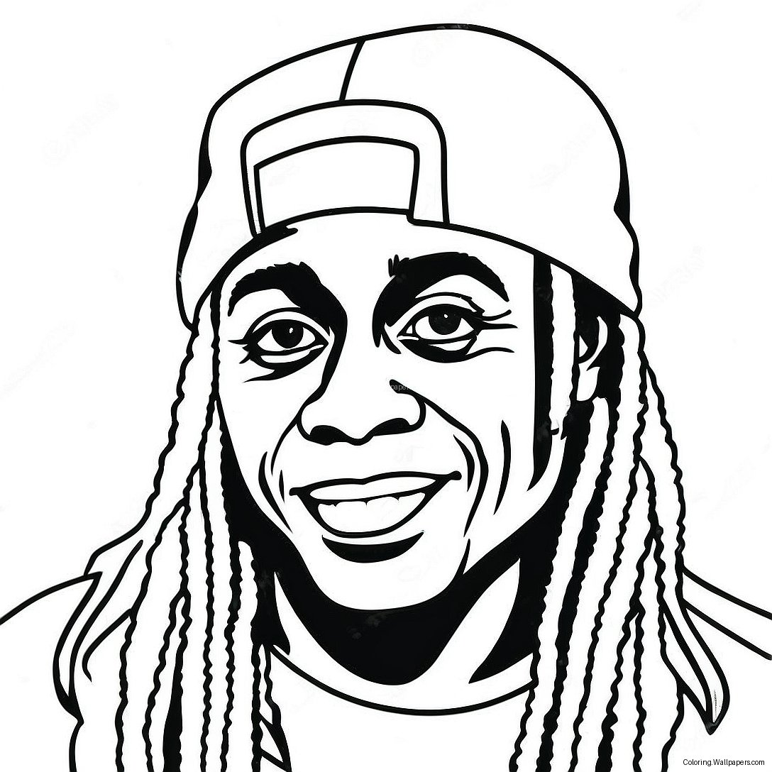 Lil Wayne Kleurplaat 48374