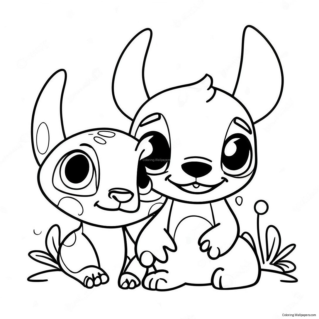 Lilo En Stitch Kleurplaat 46897