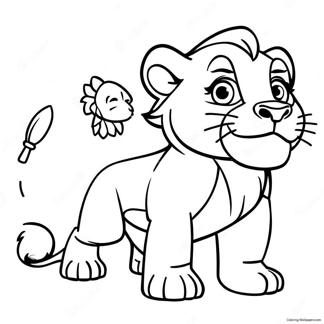 Lion King 2 Coloring Page 29210