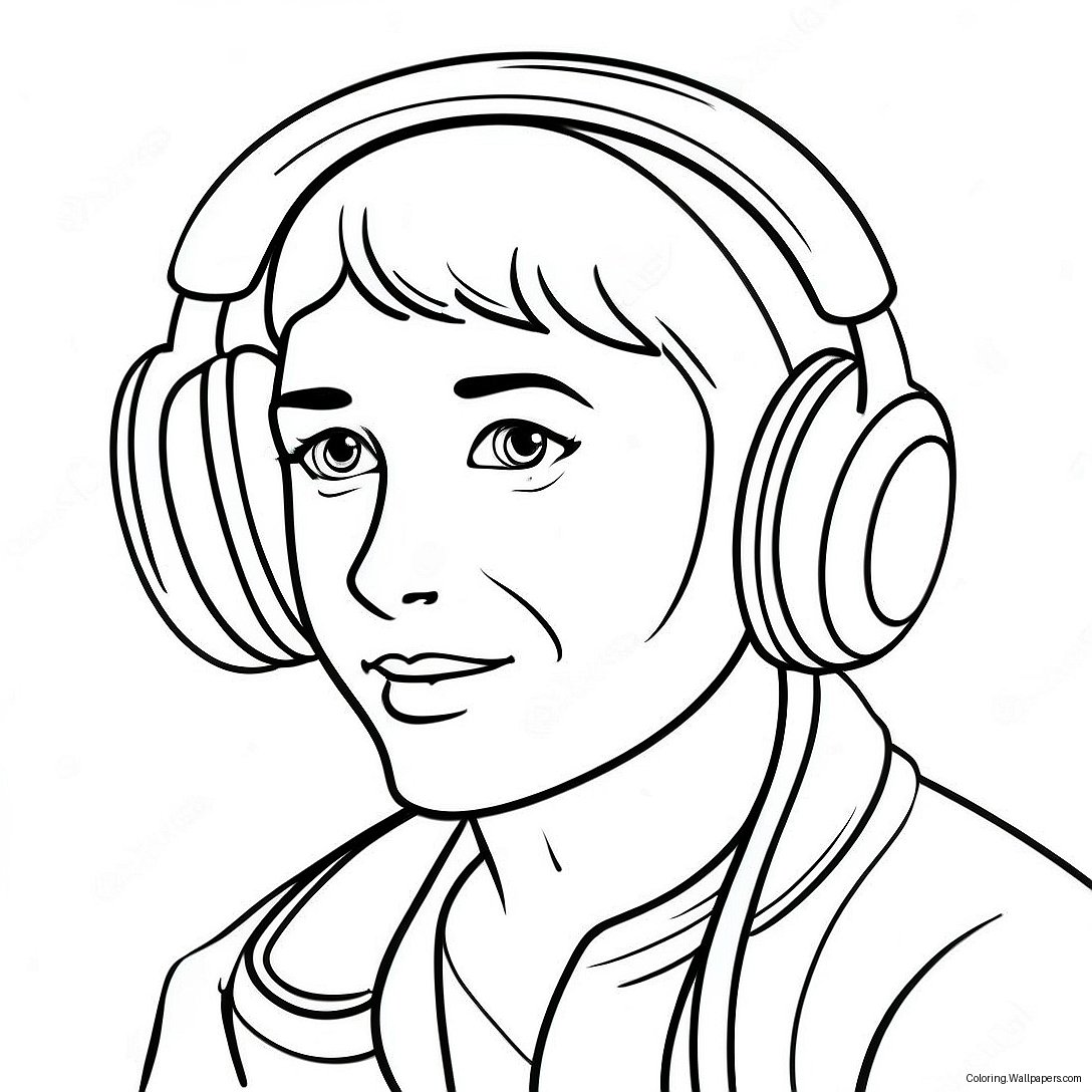 Listening Coloring Page 27735
