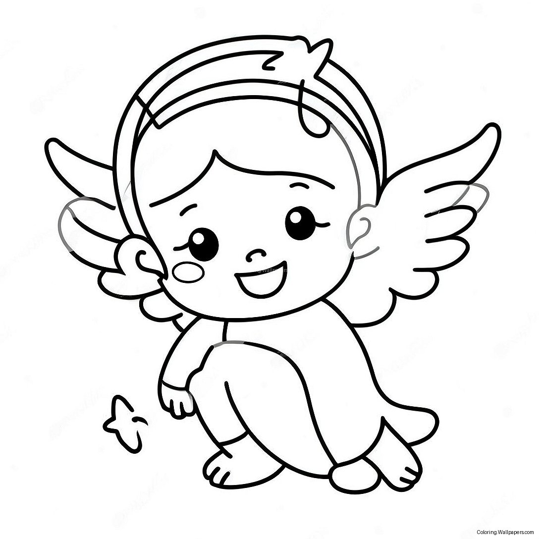 Little Angel Coloring Page 23594