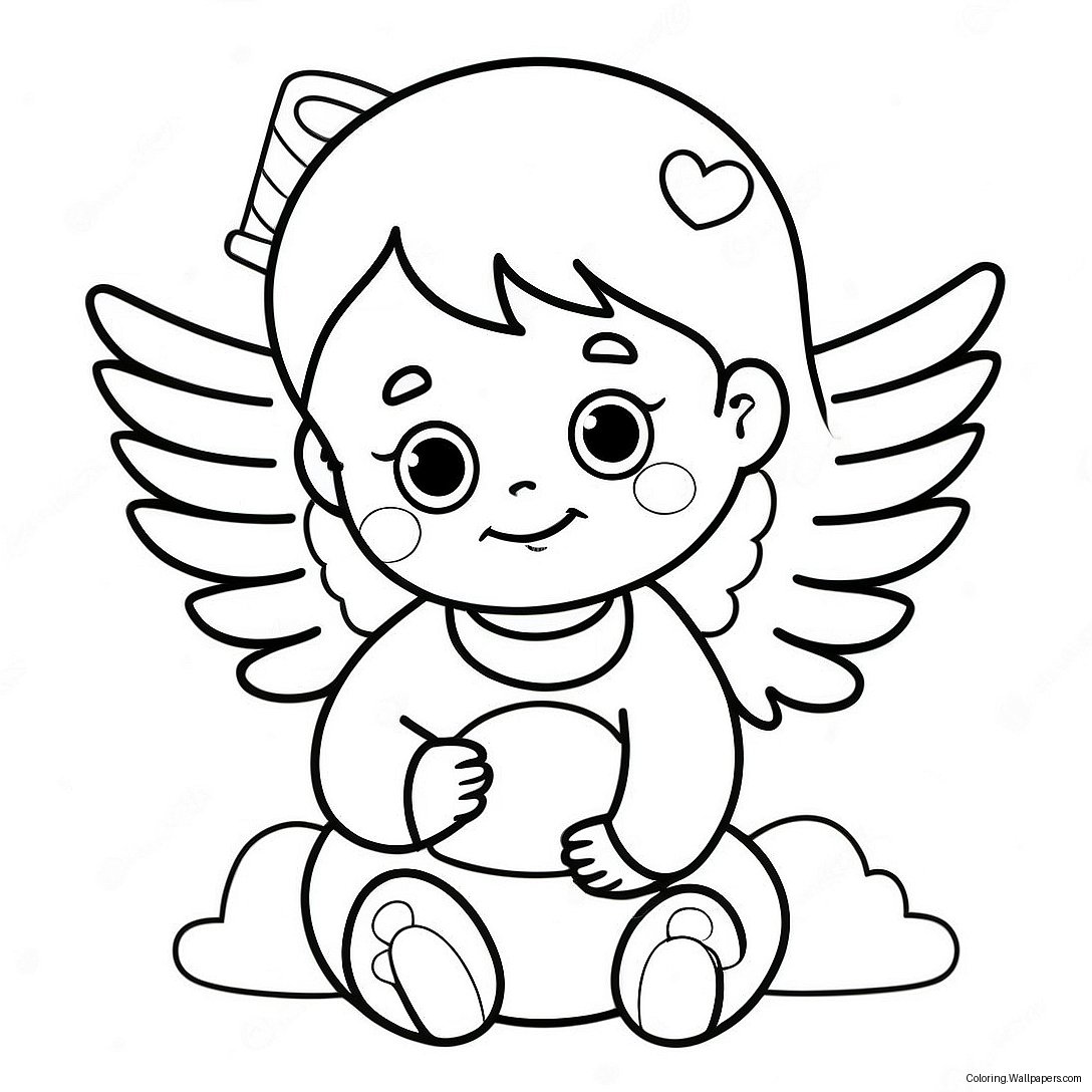 Little Angel Coloring Page 23596