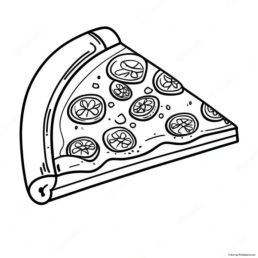 Page À Colorier Part De Pizza Little Caesars 38928